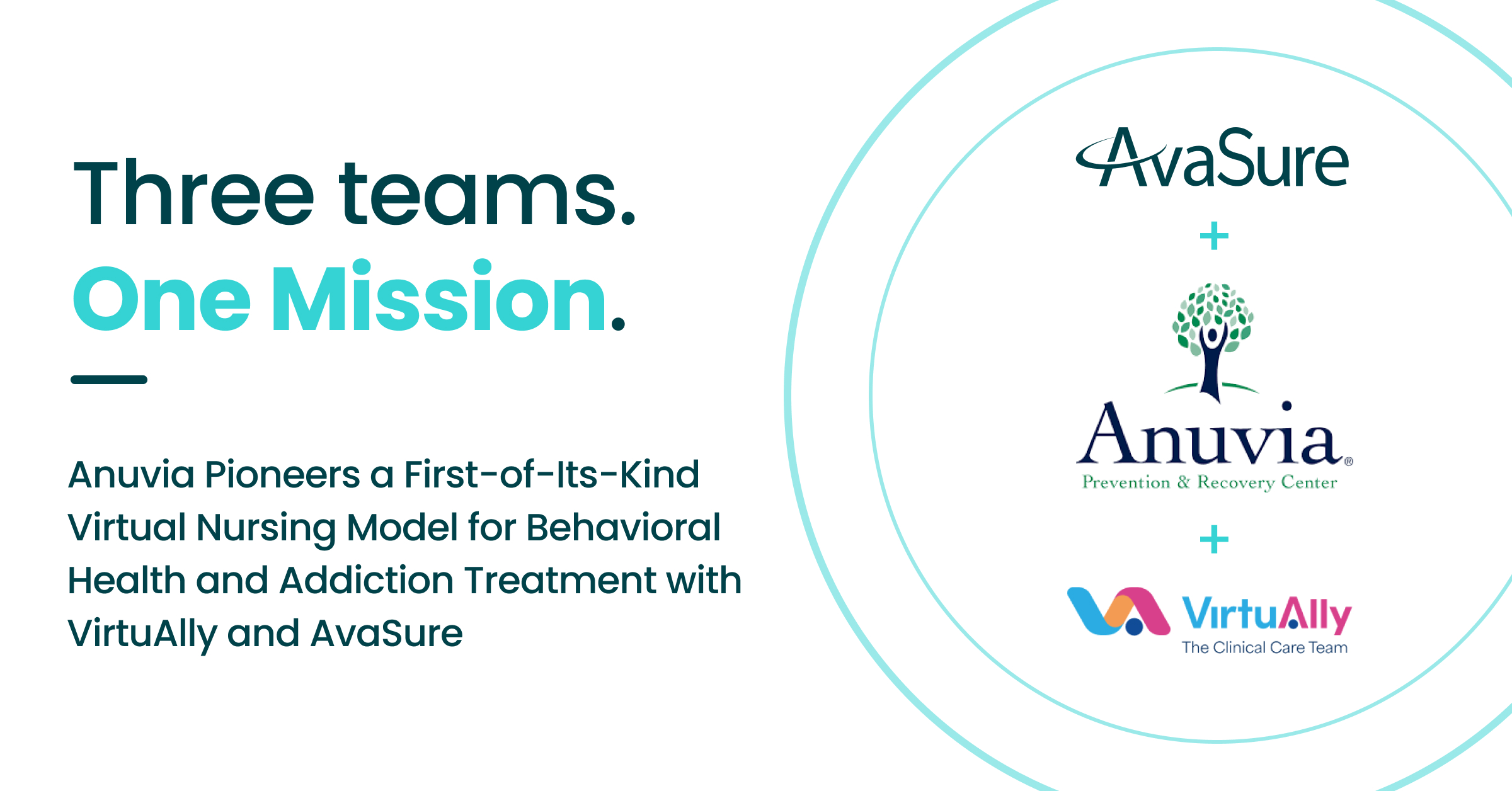 AvaSure, Anuvia, and VirtuAlly logos
