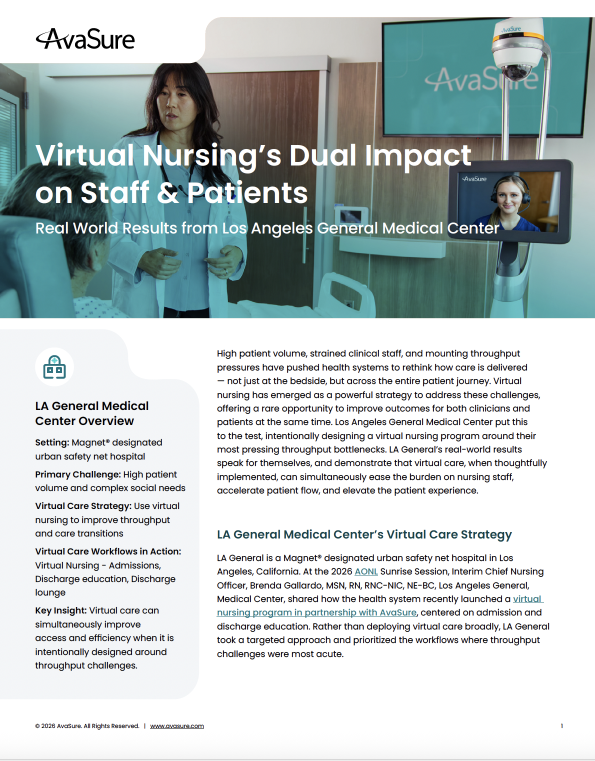 virtual nursing's dual impact on staff & patients whitepaper image