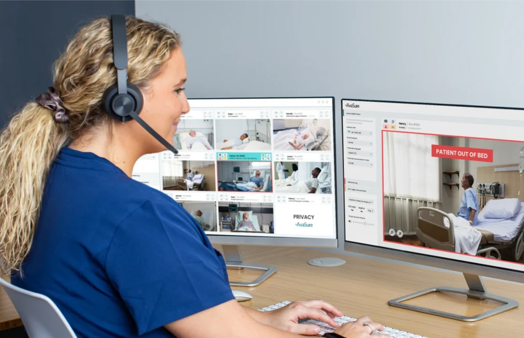 virtual staff monitoring patient