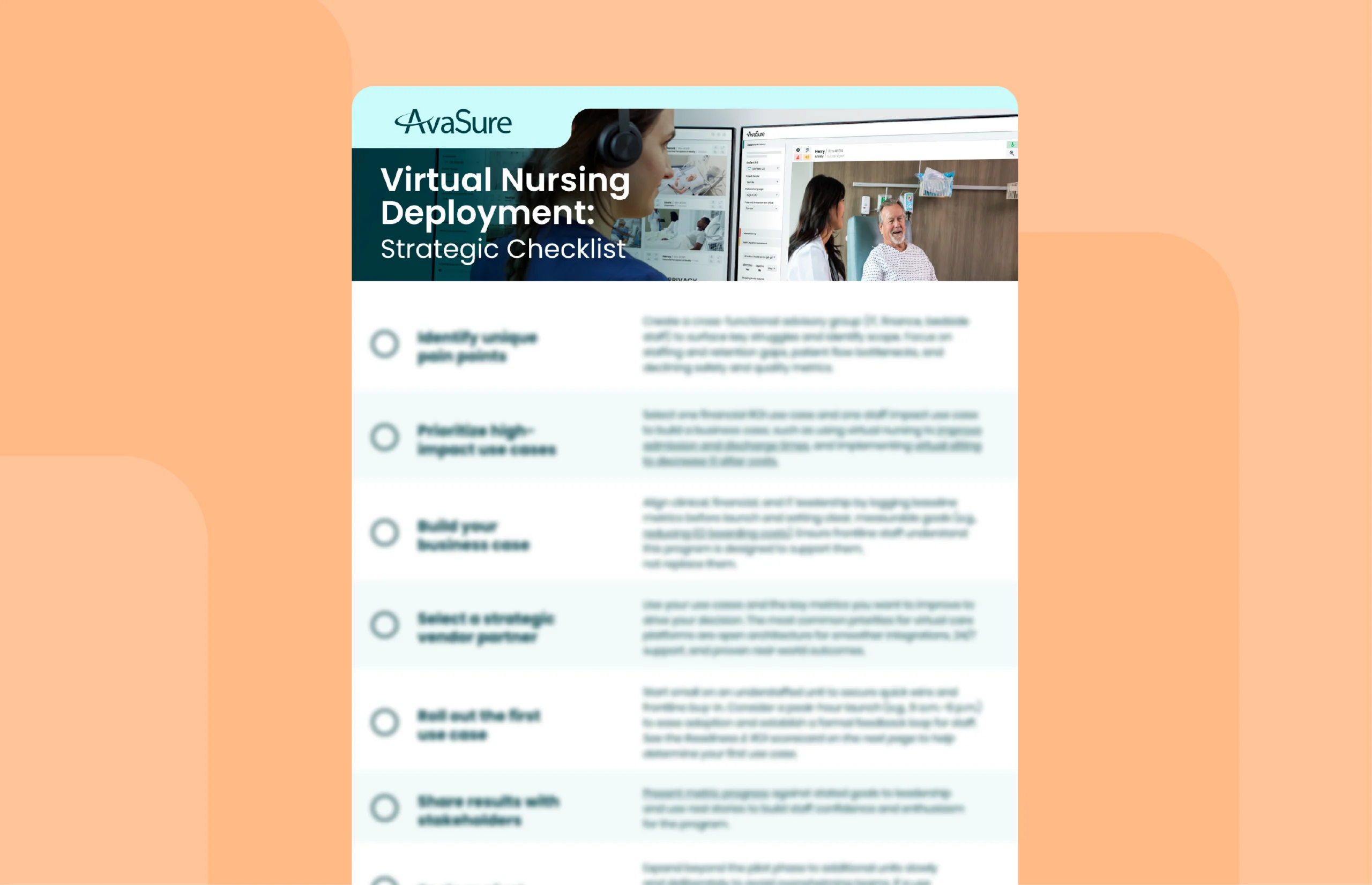 image for the virtual nursing deployment checklist